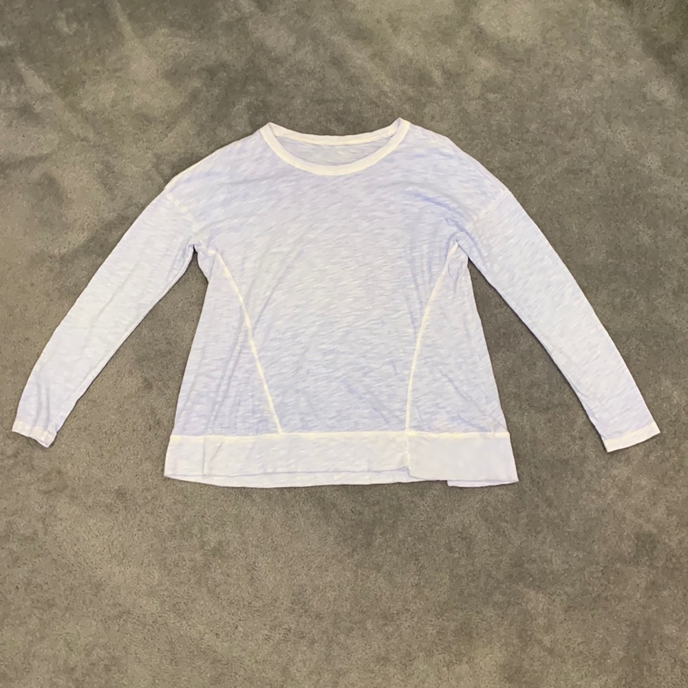 Elliott Laurn Purple Long Sleeve Tshirt